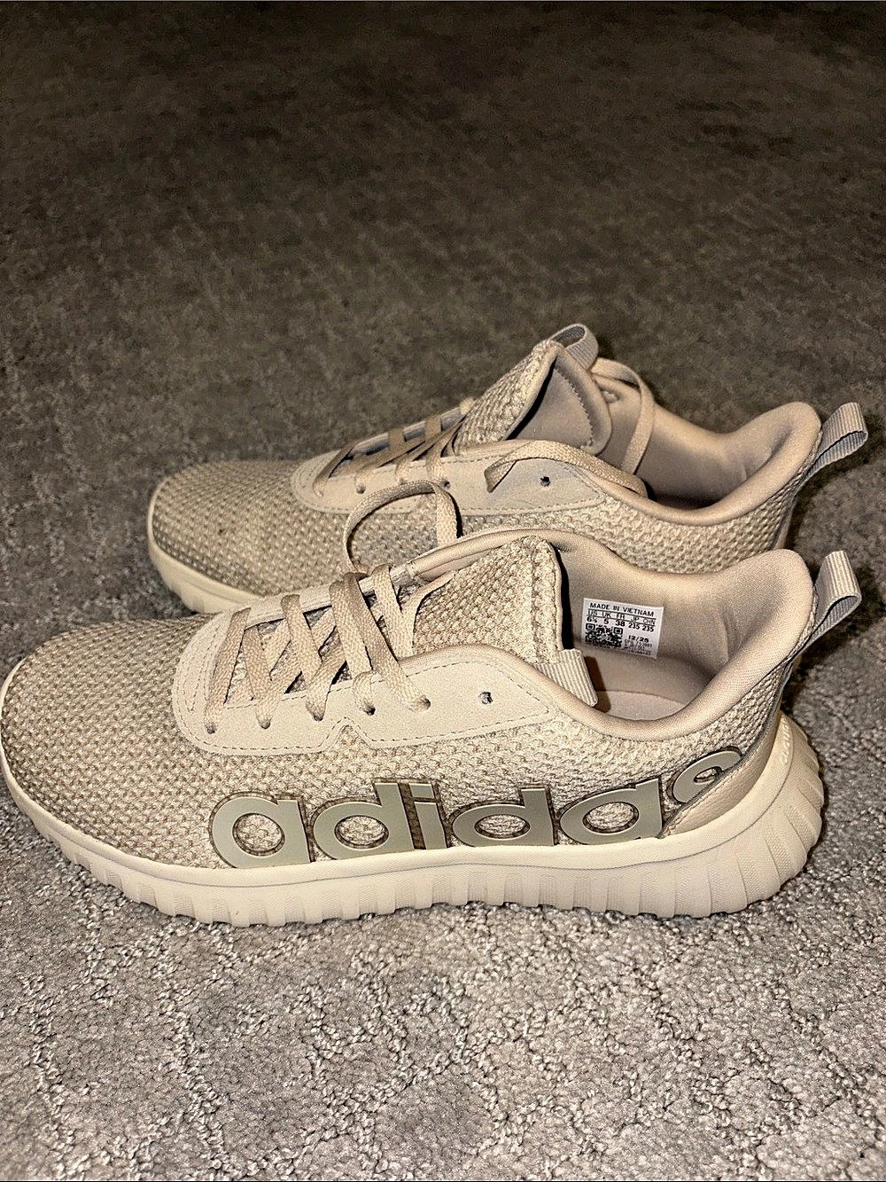 adidas Kaptir Base Beige Sneakers US 6.5
